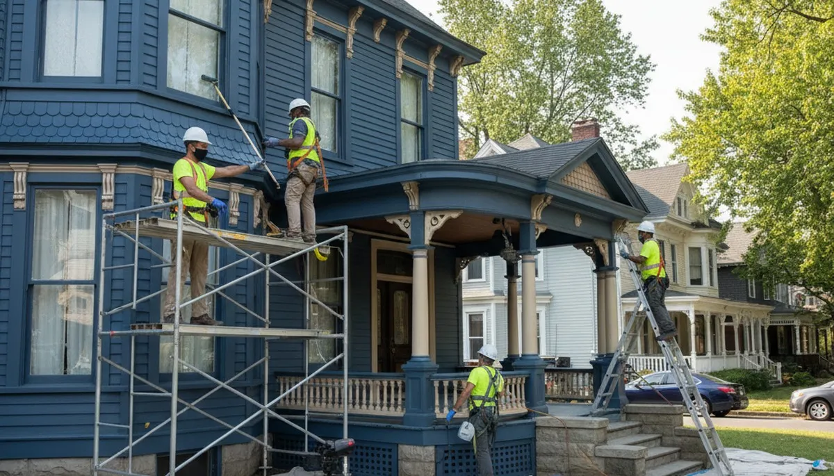 Professional painter serving Cherry Hill, NJ for interior and exterior house painting projects